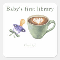 Ein Baby braut Kaffee - Baby's erste Bibliothek