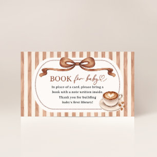 Ein Baby braut Kaffee Buch für Baby Begleitkarte