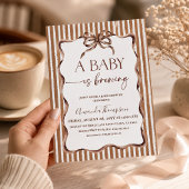 Ein Baby Braut Kaffee Dusche Einladung