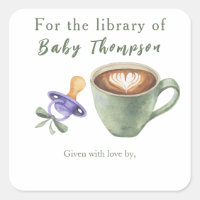 Ein Baby braut Kaffee - für die Bibliothek von 