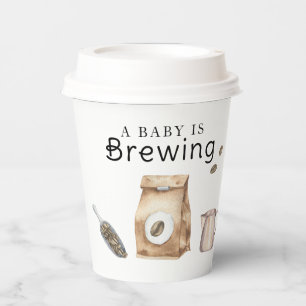 Ein Baby braut Kaffee-Tasse Baby-Party Pappbecher