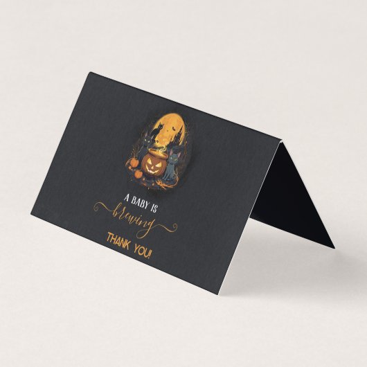 Ein Baby braut Niedliche Halloween-Kinderdusche (Vorderseite)