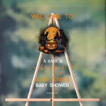 Ein Baby braut Niedliche Halloween-Kinderdusche