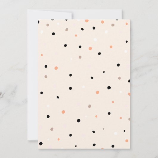 Ein Baby braut Niedliche Halloween-Kinderdusche Einladung (Rückseite)