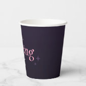 Ein Baby braut Niedliche Halloween-Kinderdusche Pappbecher (Rückseite)