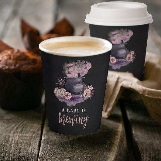 Ein Baby braut Niedliche Halloween-Kinderdusche Pappbecher