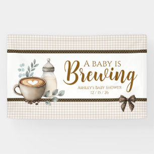 Ein Baby braut Personalisiertes Baby Shower Banner