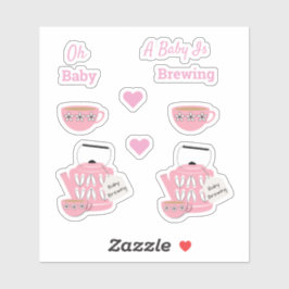 Ein Baby braut Pink Aufkleber