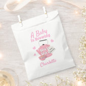 Ein Baby braut Pink Baby Girl Dusche Geschenktütchen (Ausgeschnitten)