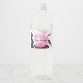 Ein Baby braut Rosa-Hexendusche Wasserflaschenetikett (Vorderseite)