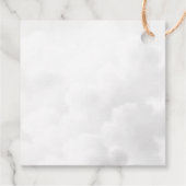 Ein Baby braut rosa und blaue Kessel Geschenkanhänger (Rückseite)