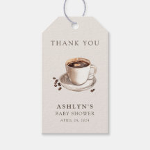 Ein Baby braut sich zusammen Baby Shower Dankeschö
