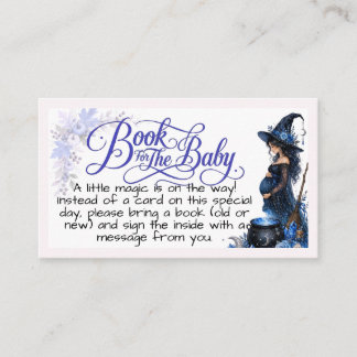 Ein Baby braut sich zusammen - Blaue Halloween-Bab Begleitkarte