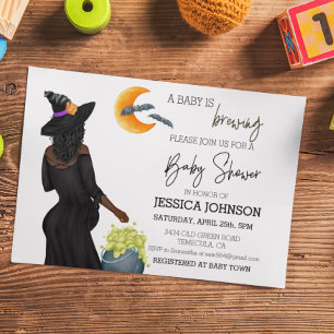 Ein Baby braut sich zusammen Hexe Afroamerikanisch