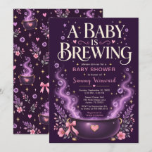 Ein Baby braut sich zusammen - Hexen-Baby-Party