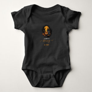Ein Baby braut sich zusammen Süße Halloween-Baby-P Strampler