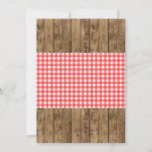 Ein Baby braut String Lights Beer Baby Dusche Einladung (Rückseite)