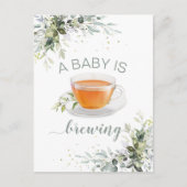 Ein Baby braut Tea Party Babydusche Postkarte (Vorderseite)
