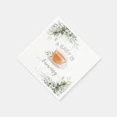 Ein Baby braut Tea Party Babydusche Serviette (Ecke)