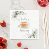 Ein Baby braut Tea Party Babydusche Serviette (Beispiel)