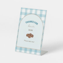 Ein Baby brütet Baby Dusche Gastgeschenk-Zeichen