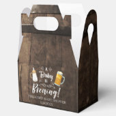 Ein Baby brütet Baby Dusche Gefälligkeitsbox Geschenkschachtel (Geöffnet)