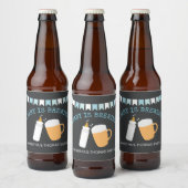 Ein Baby brütet Baby-Q Beer Flasche Etikett Boy (Flaschen)