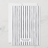 Ein Baby brütet. | Babydusche Teddy Bear Rustikal Einladung (Rückseite)