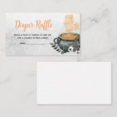 Ein Baby brütet Babydusche-Windeln Begleitkarte (Vorne/Hinten)