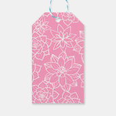 Ein Baby brütet Blume Rose Tea Baby Dusche Geschenkanhänger (Rückseite)