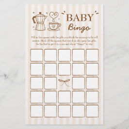 Ein Baby brütet Coffee Baby Bingo Game