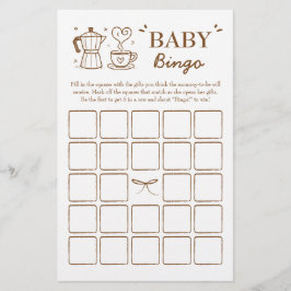 Ein Baby brütet Coffee Baby Bingo Game