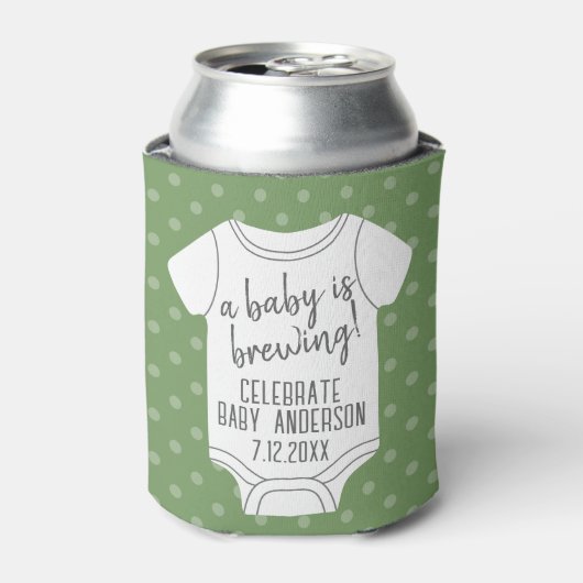 Ein Baby brütet — Dusche für Paare kann Farbe ände Dosenkühler (Kanne Vorderseite)