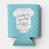 Ein Baby brütet — Dusche für Paare kann Farbe ände Dosenkühler (Rückseite)