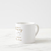 Ein Baby brütet eine Babydusche Espressotasse (Vorderseite Rechts)