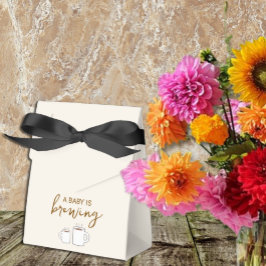 Ein Baby brütet eine Babydusche Geschenkschachtel