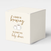 Ein Baby brütet eine Babydusche Geschenkschachtel (Vorderseite)