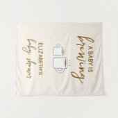 Ein Baby brütet eine Babydusche Wandteppich (Vorderseite (Horizontal))