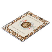 Ein Baby brütet eine Blumencoffee-Babydusche Notizblock (Linke Seite)