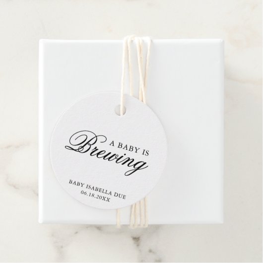 Ein Baby brütet eine elegante kalligraphische Baby Geschenkanhänger (Beispiel)