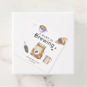 Ein Baby brütet eine Kaffee-Cup-Babydusche Geschenkanhänger (Beispiel)