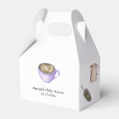 Ein Baby brütet eine Kaffee-Cup-Babydusche Geschenkschachtel (Rückseite)