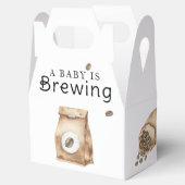 Ein Baby brütet eine Kaffee-Cup-Babydusche Geschenkschachtel (Geöffnet)