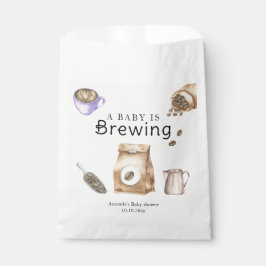 Ein Baby brütet eine Kaffee-Cup-Babydusche Geschenktütchen