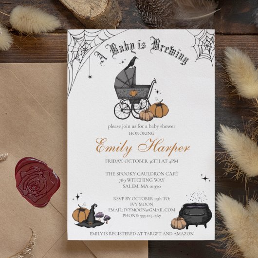 Ein Baby brütet eine neutrale Baby-Dusche für Gesc Einladung