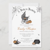 Ein Baby brütet eine neutrale Baby-Dusche für Gesc Einladung (Vorderseite)