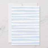 Ein Baby brütet Einladung Tee Party Babydusche (Rückseite)