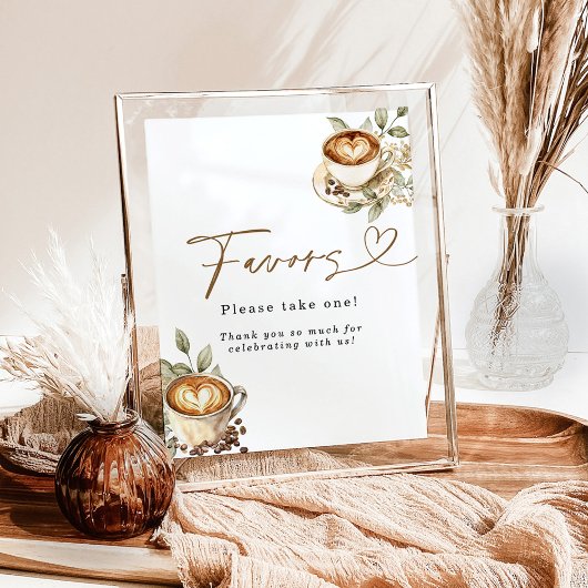 Ein Baby brütet Favoriten-Zeichen | Kaffeemaschine Poster