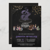 Ein Baby brütet gerade scharfe Halloween-Kinderdus Einladung (Vorne/Hinten)