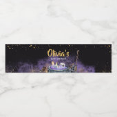 Ein Baby brütet gerade scharfe Halloween-Kinderdus Wasserflaschenetikett (Einzelnes Label)